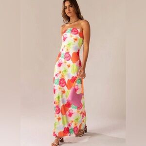 Peppermayo no service satin maxi dress